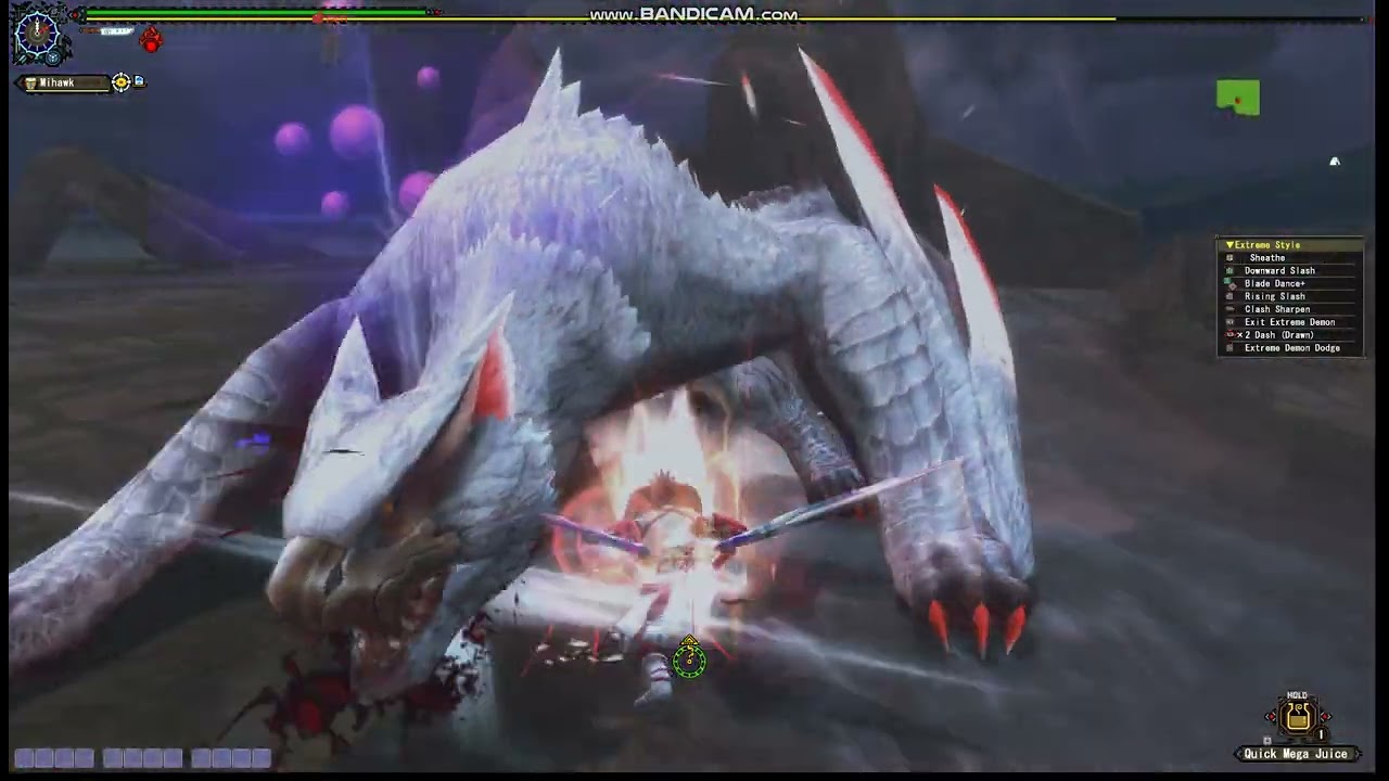 MHF-Z:Blinking nargacuga (Dual blades) 5'28 True slay