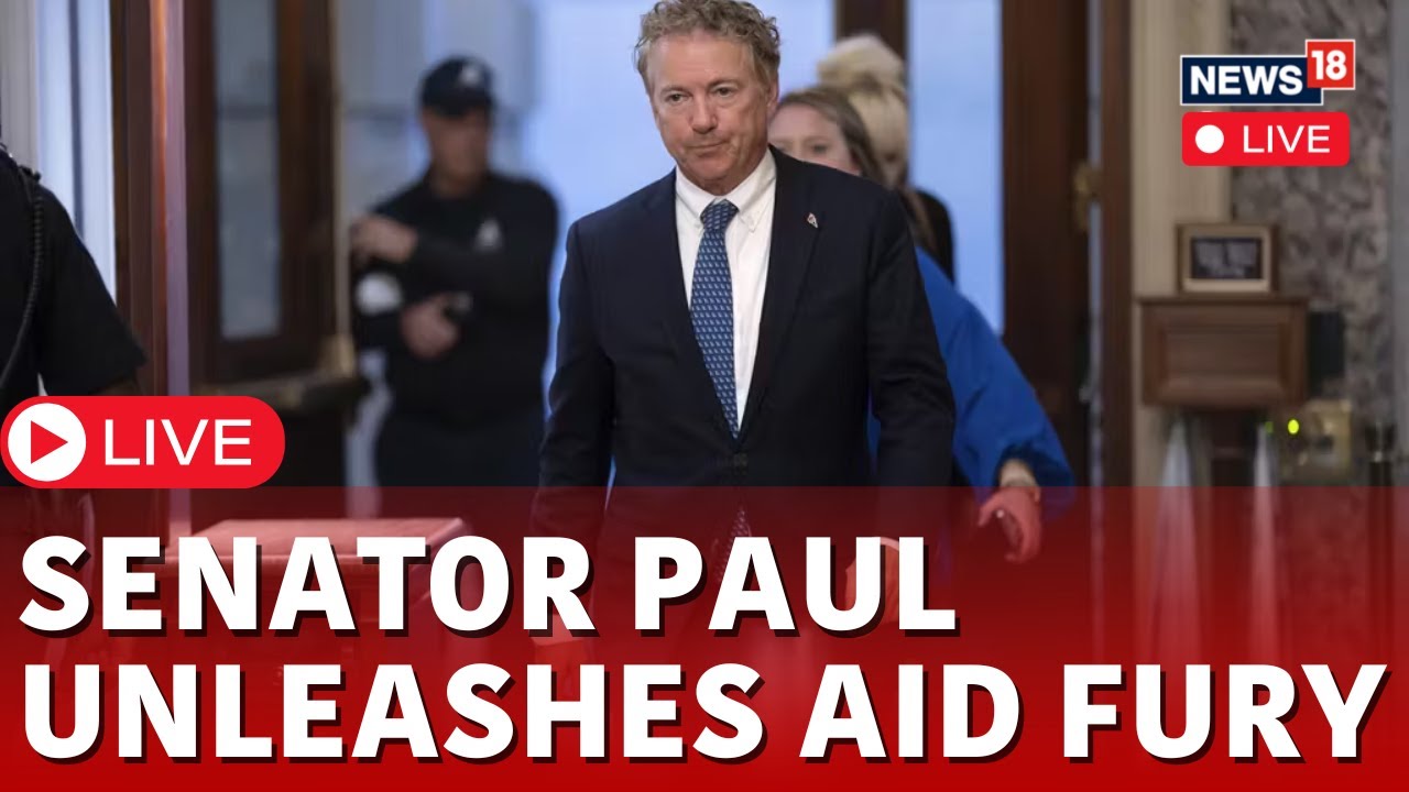 Rand Paul Absolutely Unleashes On McConnell, Schumer In Tirade Against Ukraine Aid | News18 Live
