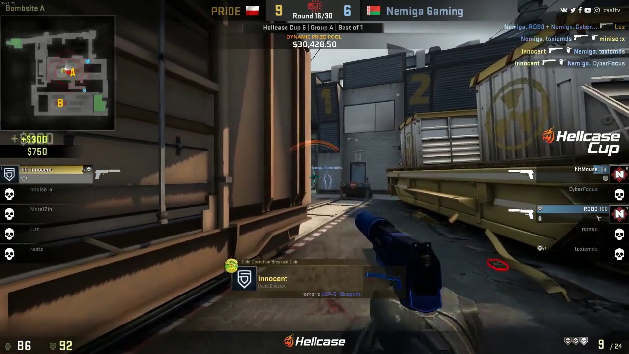 innocent SICK pistol ace + 1on4 vs Nemiga