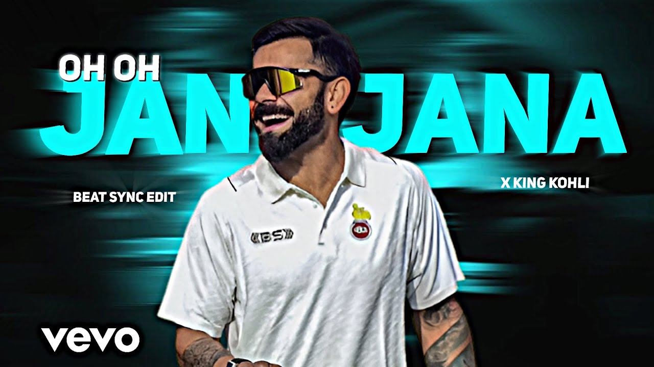 OH OH JANE JANA X VIRAT KOHLI 👑🔥 • KING KOHLI 👀🔥 • BEAT SYNC EDIT 😎👊🏻 • 4K HD QUALITY ❤️🫶🏻 