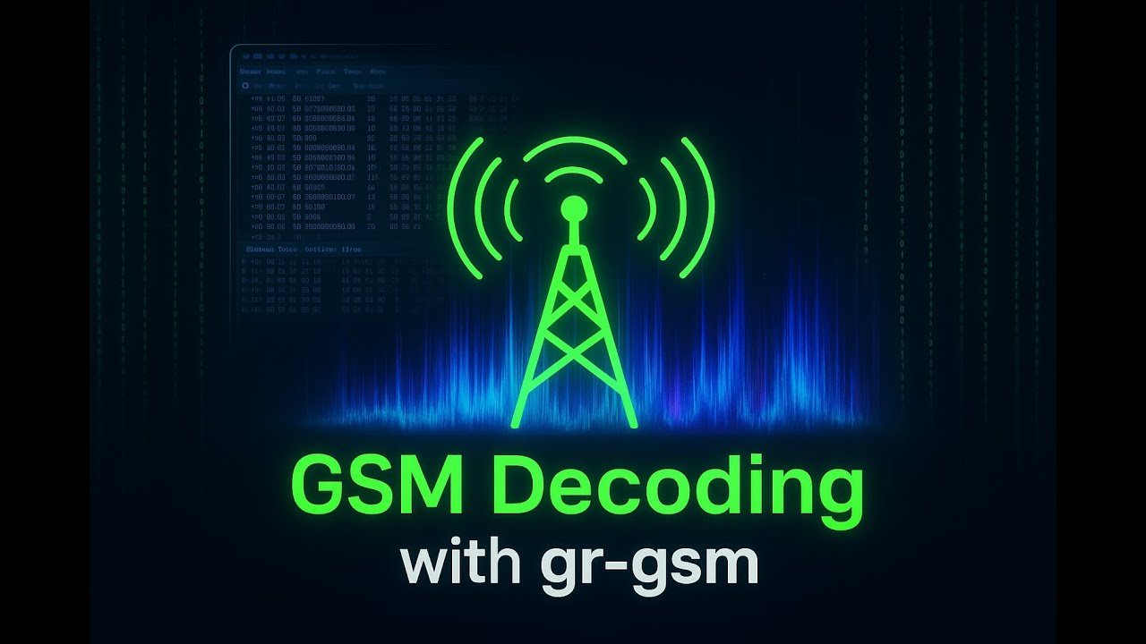 GSM Signal Decoding with gr-gsm | Capture & Decode GSM in GNU Radio