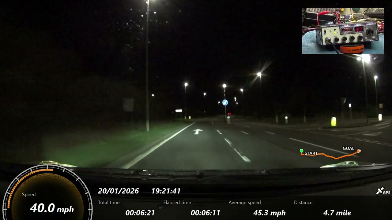 Worldsound PT40 CB27/81 UK FM CB radio - On THe Air test