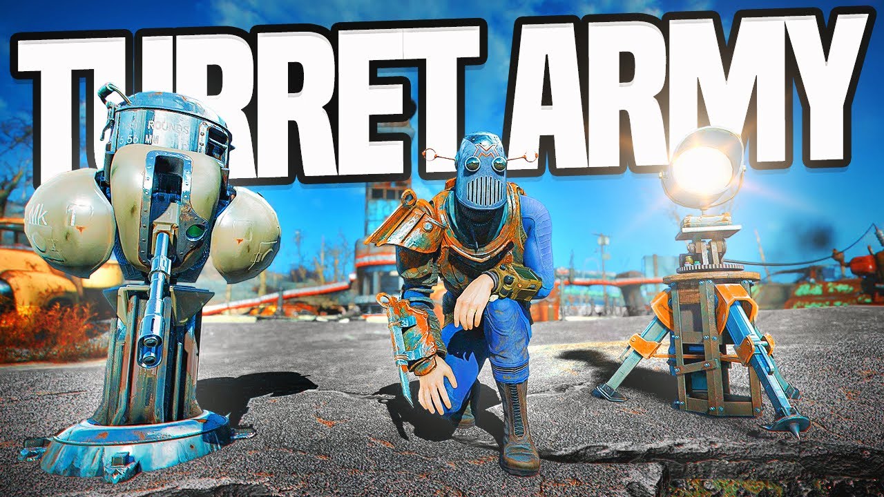 Exploring The Possibilities Of Turrets Only In Fallout 4 - Day 2