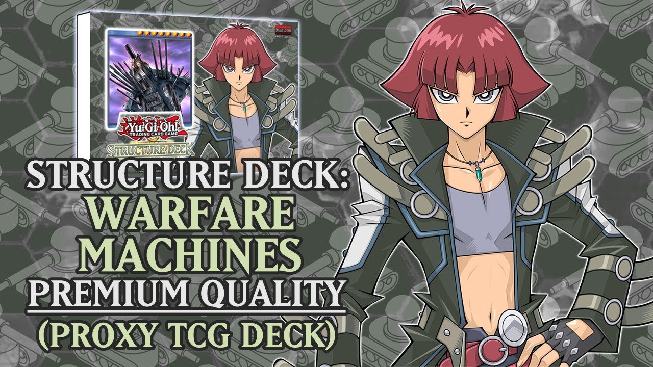 Structure Deck: Alister - Warfare Machines (Premium Quality) | Proxy / Orica TCG Deck