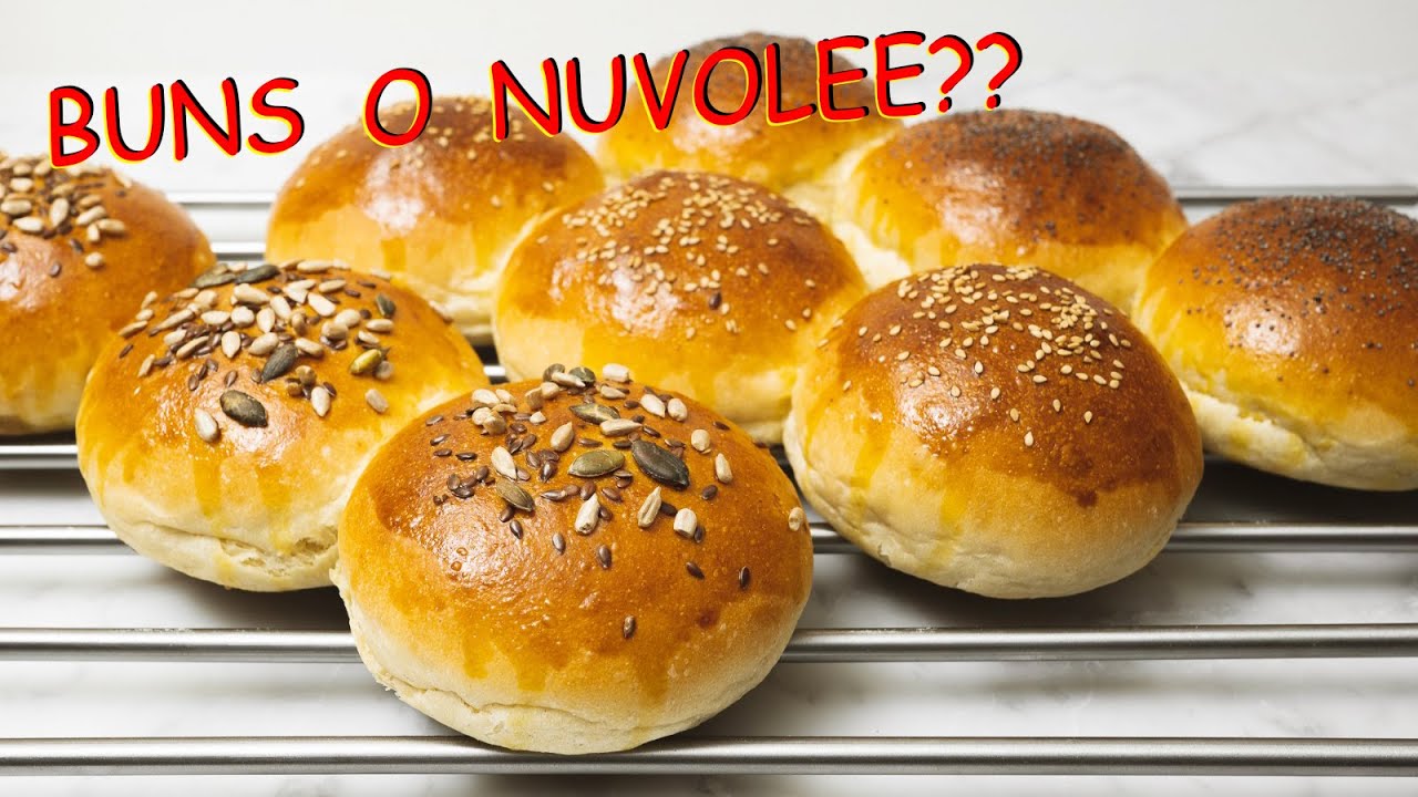 BUNS NUVOLA con Water Roux e Autolisi - NON COMPRERAI PIU' PANINI PER HAMBURGER !!