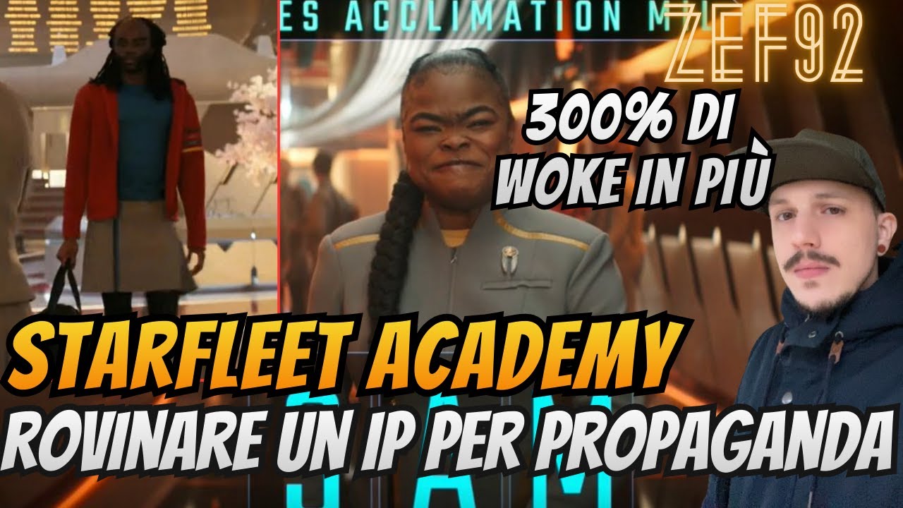 300% WOKE! STARFLEET ACADEMY SEMPRE PEGGIO | PROMISCUITA' E SFILATE DI UOMINI IN MINIGONNA