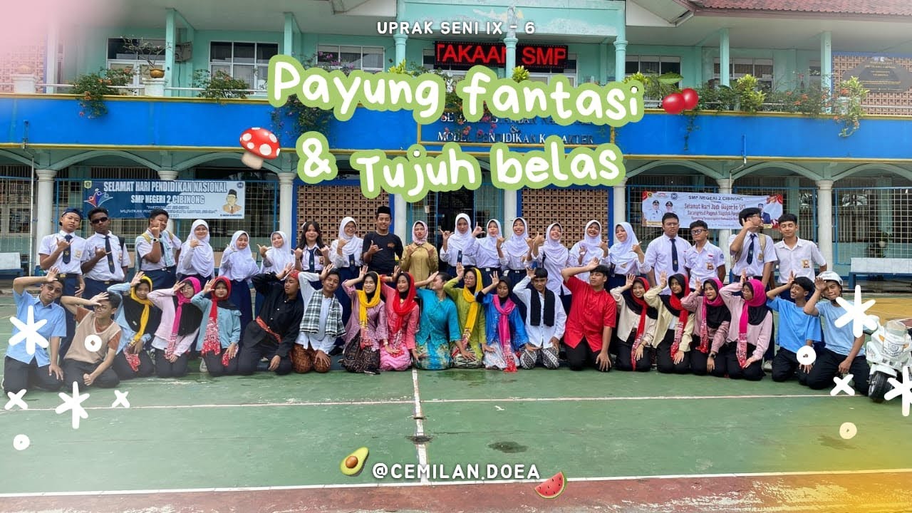 Ujian Praktek Seni |IX - 6| Payung Fantasi & Tujuh Belas 🧇🍒