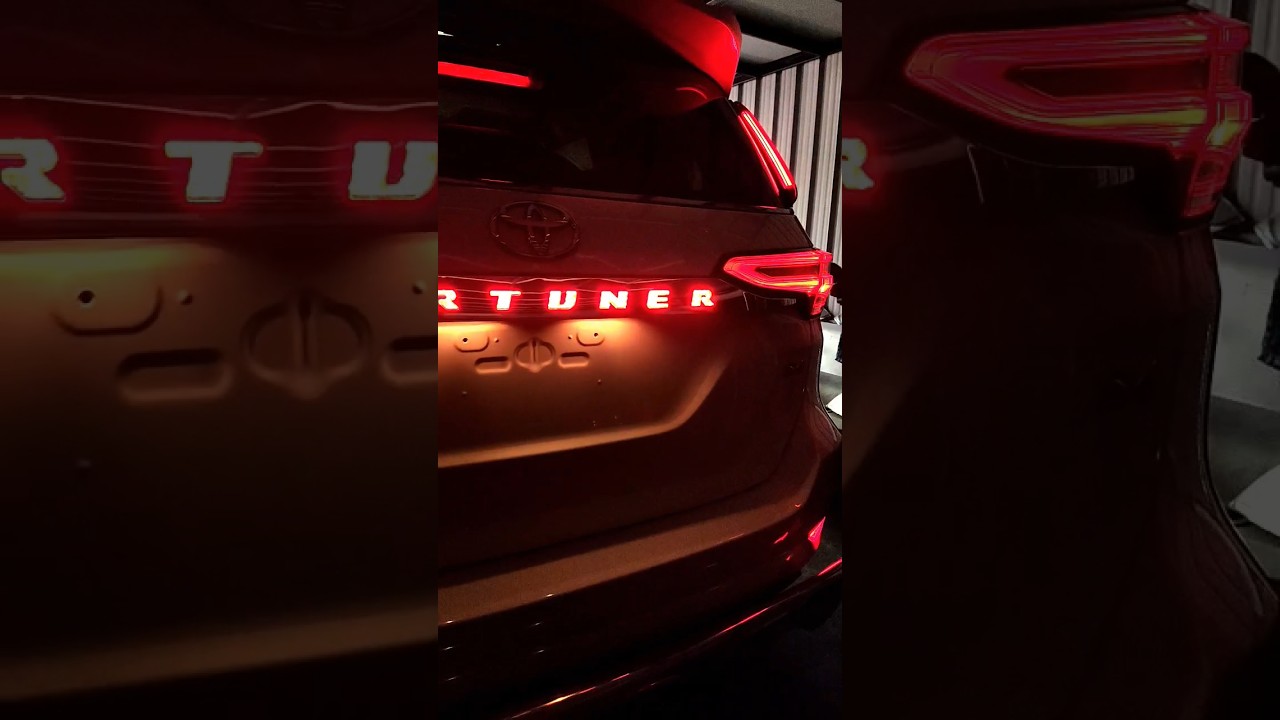 Fortuner taillights modified | modified headlight for fortuner | #fortuner #shorts #shortsfeed