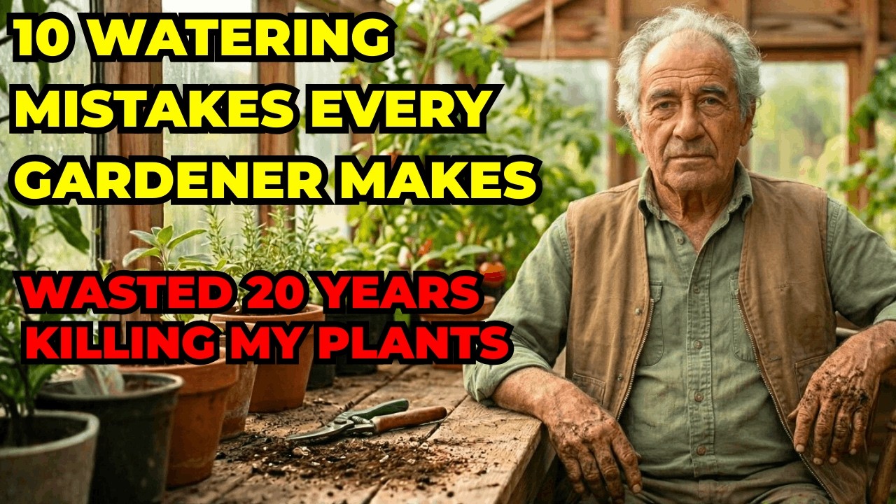 I Watered My Garden Wrong for 20 Years – These 10 Mistakes Were Killing My Plants the Whole Time