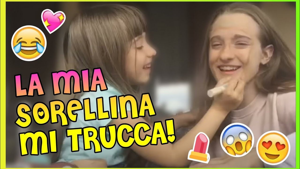 la mia sorellina mi trucca!!😂🥰 Emma Fadda le ginnaste del CSB ginnastica artistica.