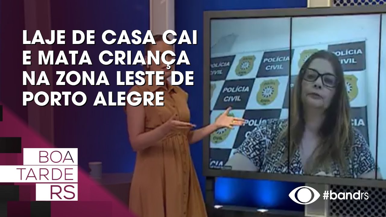 Laje de casa cai e mata criança na zona leste de Porto Alegre