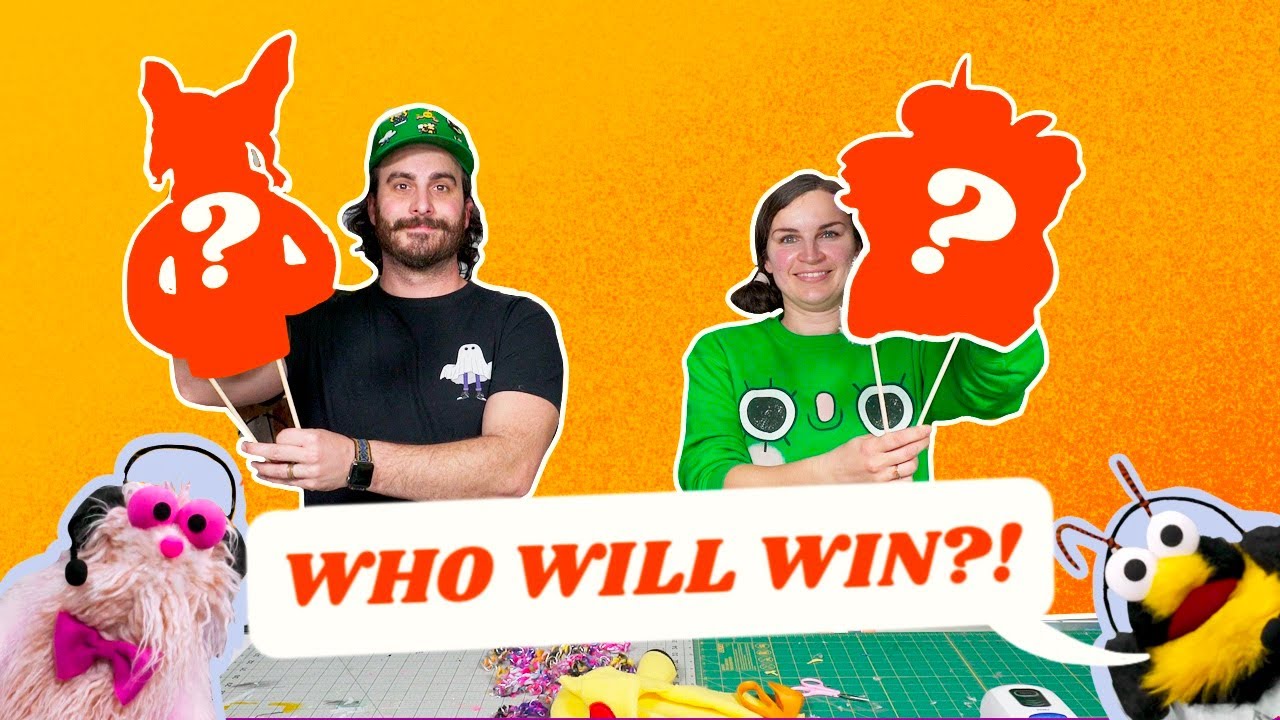 ✷PUPPET MAKING COMPETITION✷ using ONLY materials from the thrift store!