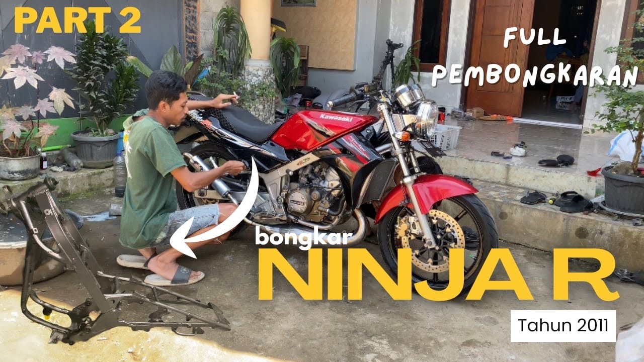 ЧАСТЬ 2 | Реставрация Ninja R 2011 года (Полная разборка кузова)