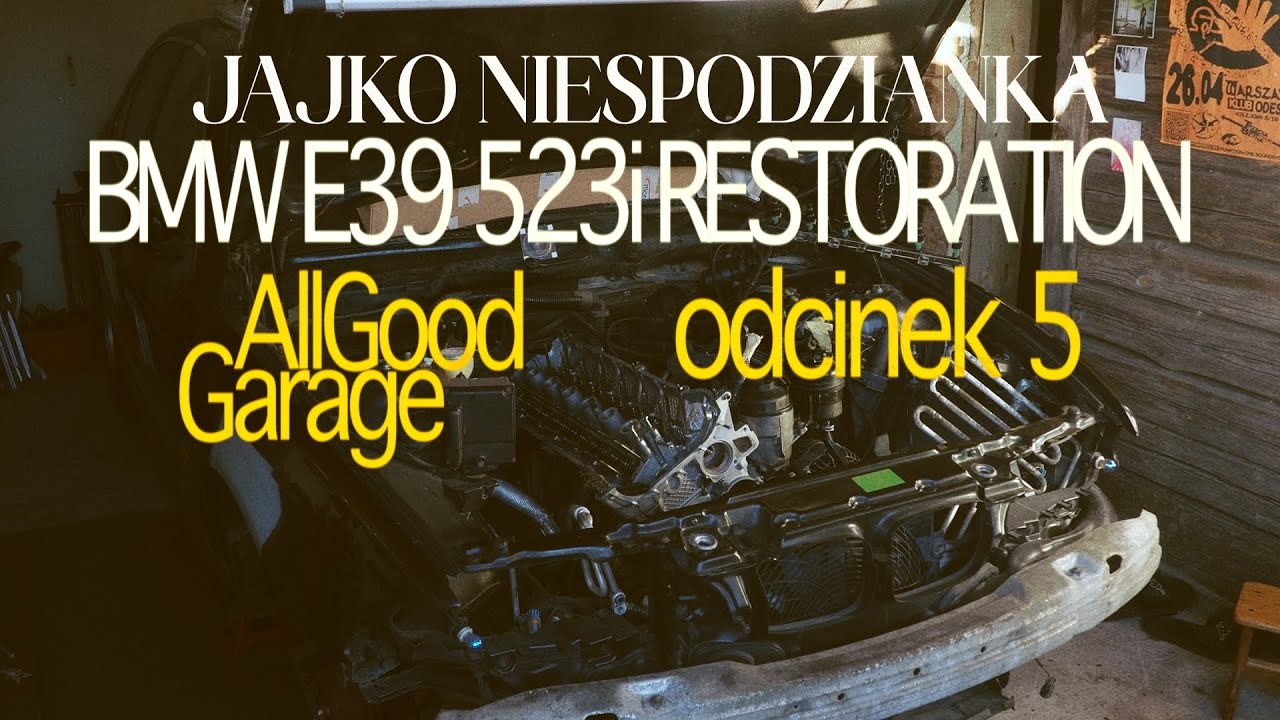 Czy szpilki M12 w bloku M52 dadzą radę ? Ratunek, złożenie, i pierwsze zakręcenie - BMW E39 2.5 95
