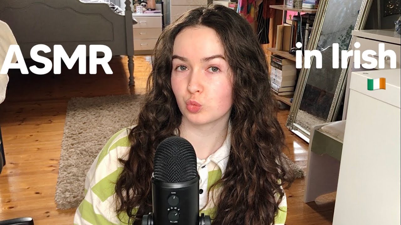 ASMR || Close Whisper Speaking in Irish & English ☘️