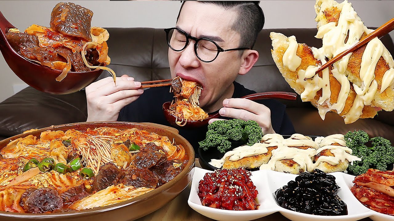 ASMR MUKBANGㅣSundae Mandu-Jeongol🥟 & Korean FoodㅣEATING SHOW