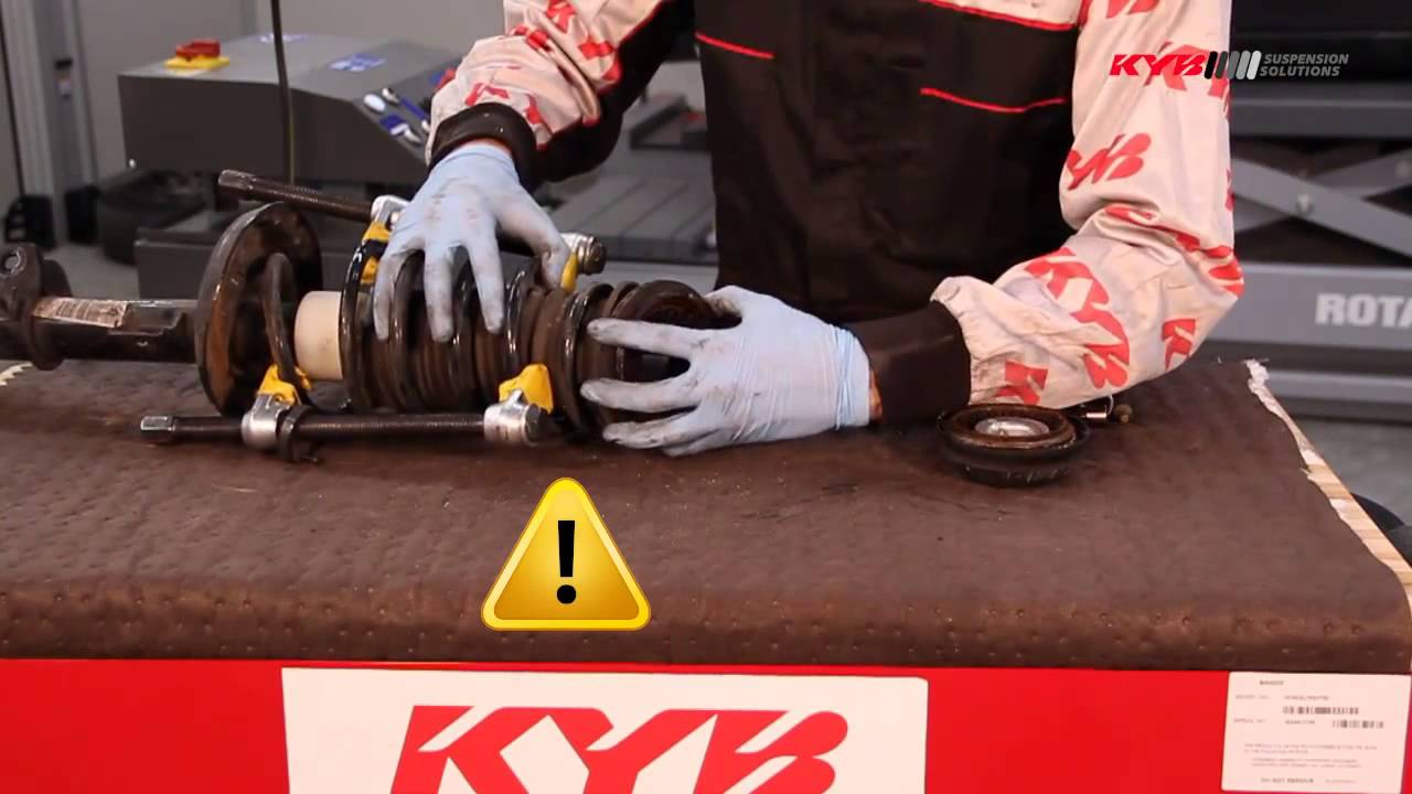Fiat Punto, Fiat Punto Evo, Fiat Grande Punto - FRONT - Передние амортизаторы KYB установка