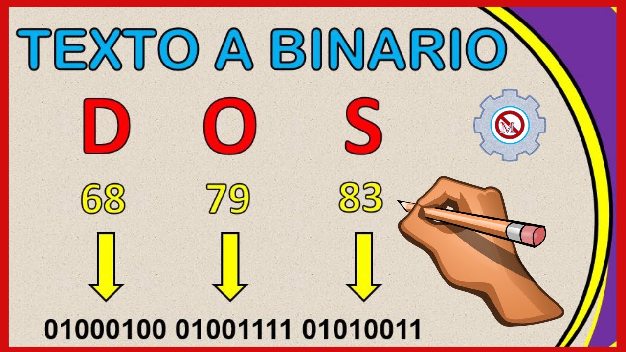 ✅ Como convertir de TEXTO A BINARIO