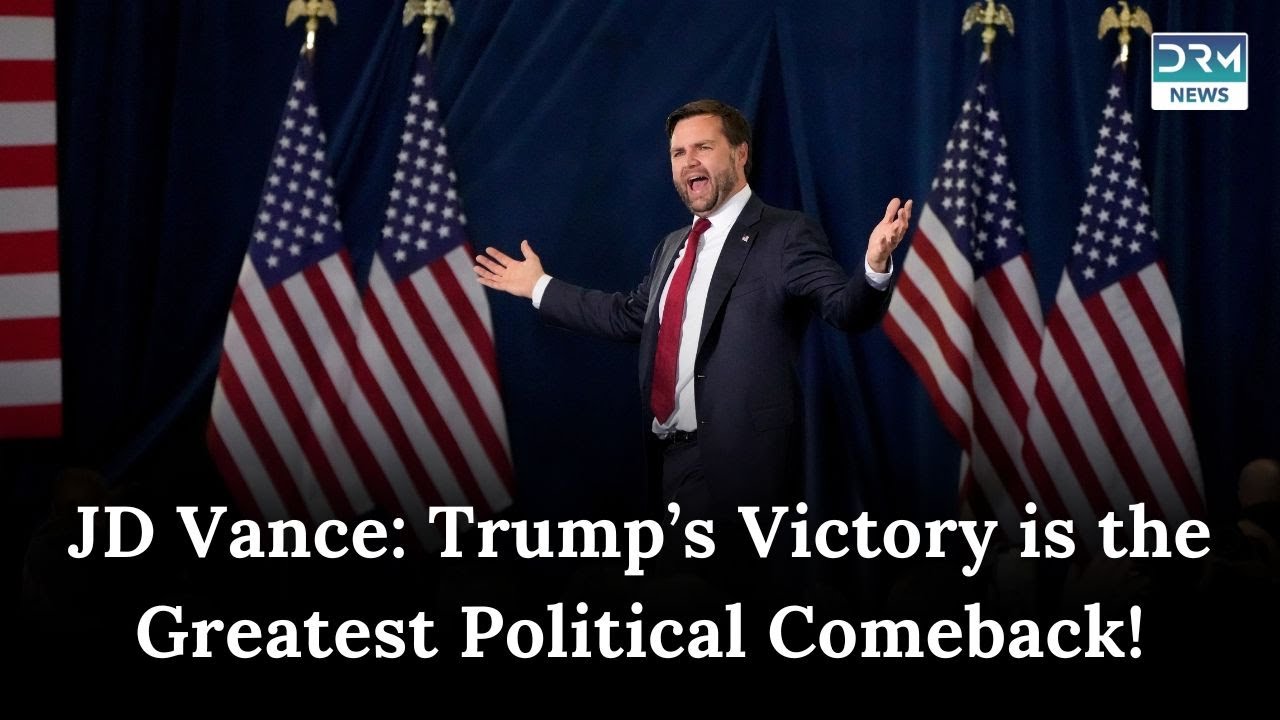 Sen. JD Vance: Trump's Victory is the Greatest Political Comeback in U.S. History | DRM News | AC1B