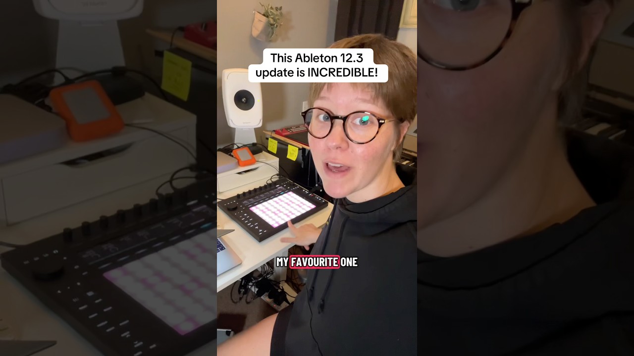 I am LOVING this Ableton Push update!!! 🥹🔥