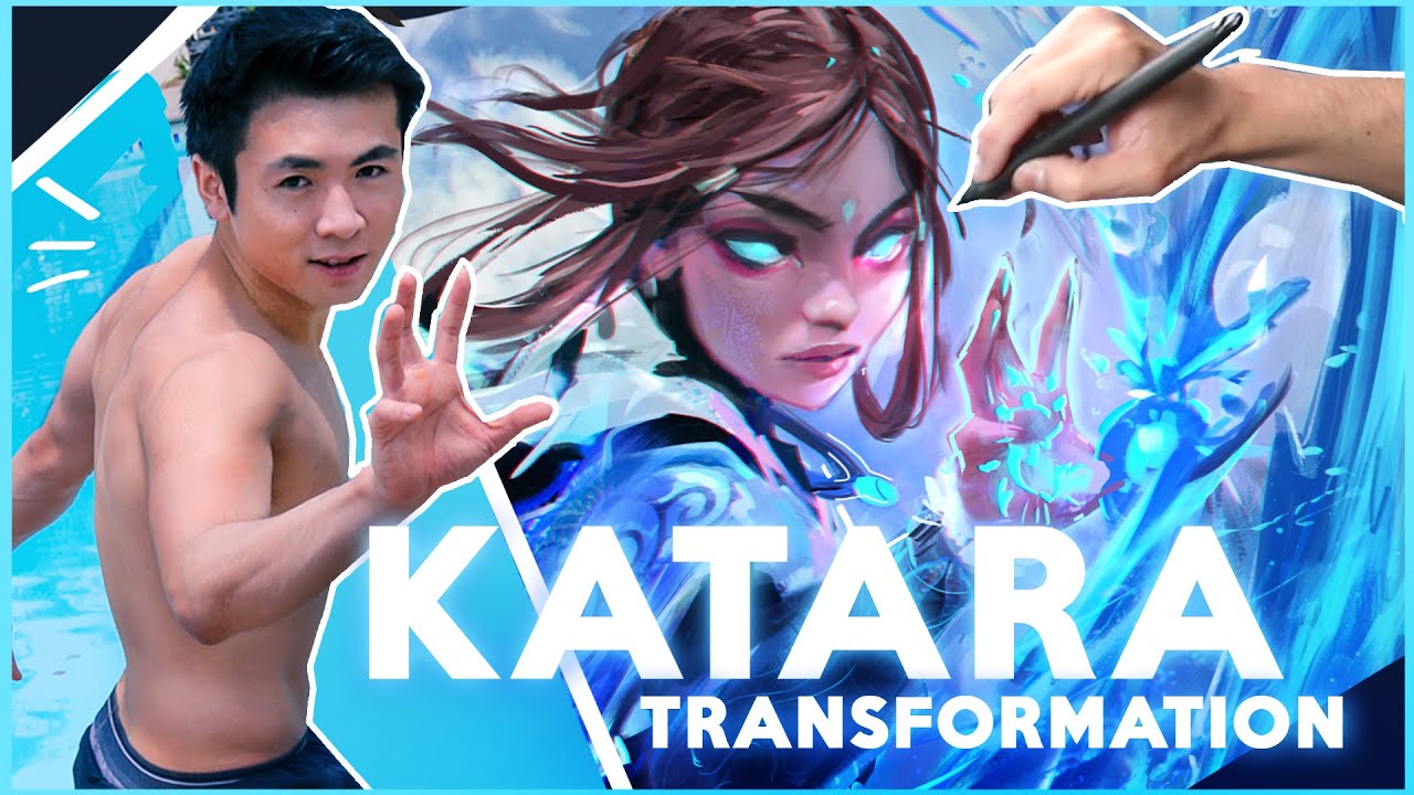Turning myself into KATARA!! (Rossdraws + Avatar)
