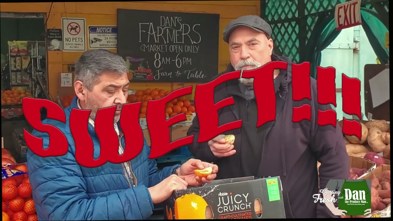 Dan the Produce Man with Juicy Crunch in California