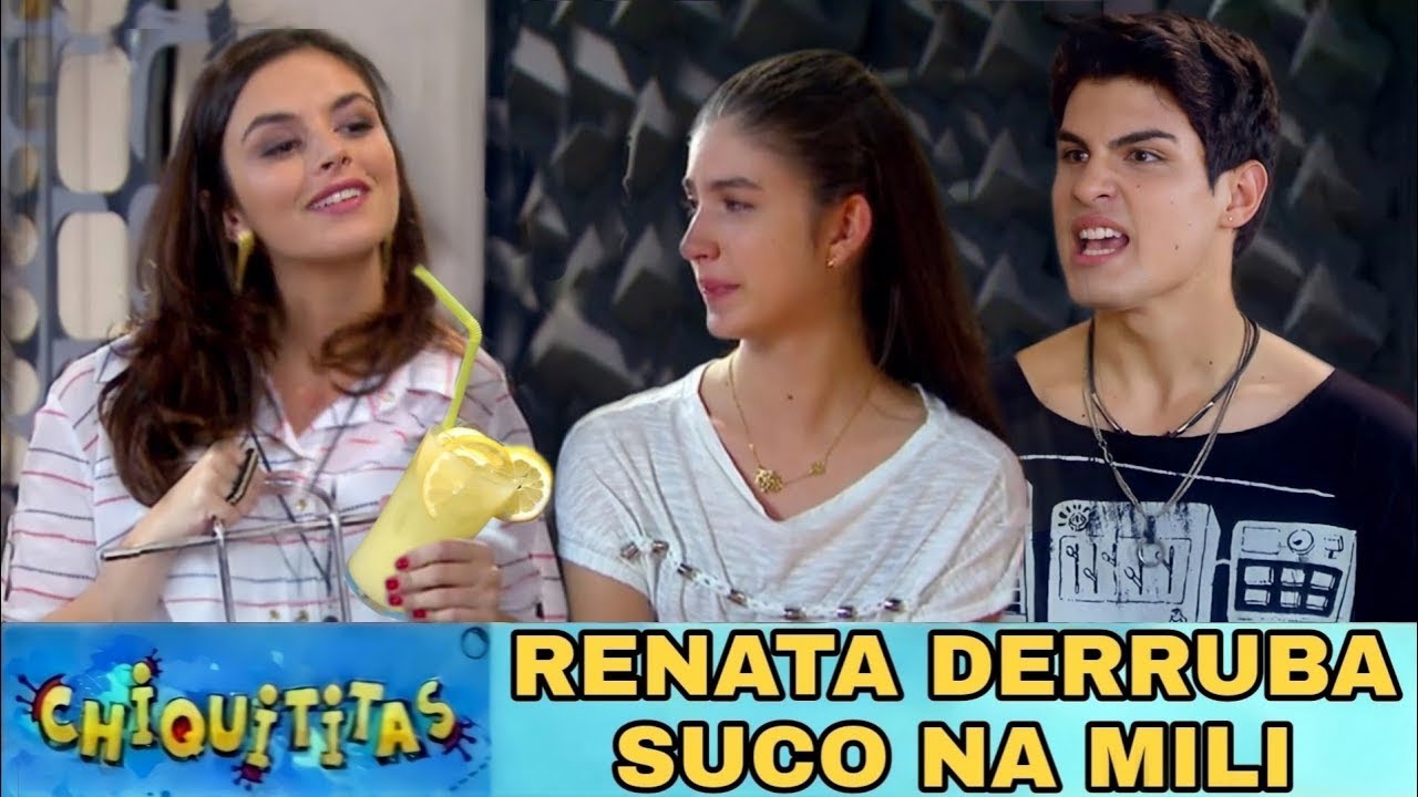 Renata Derruba Suco na Mili | Chiquititas