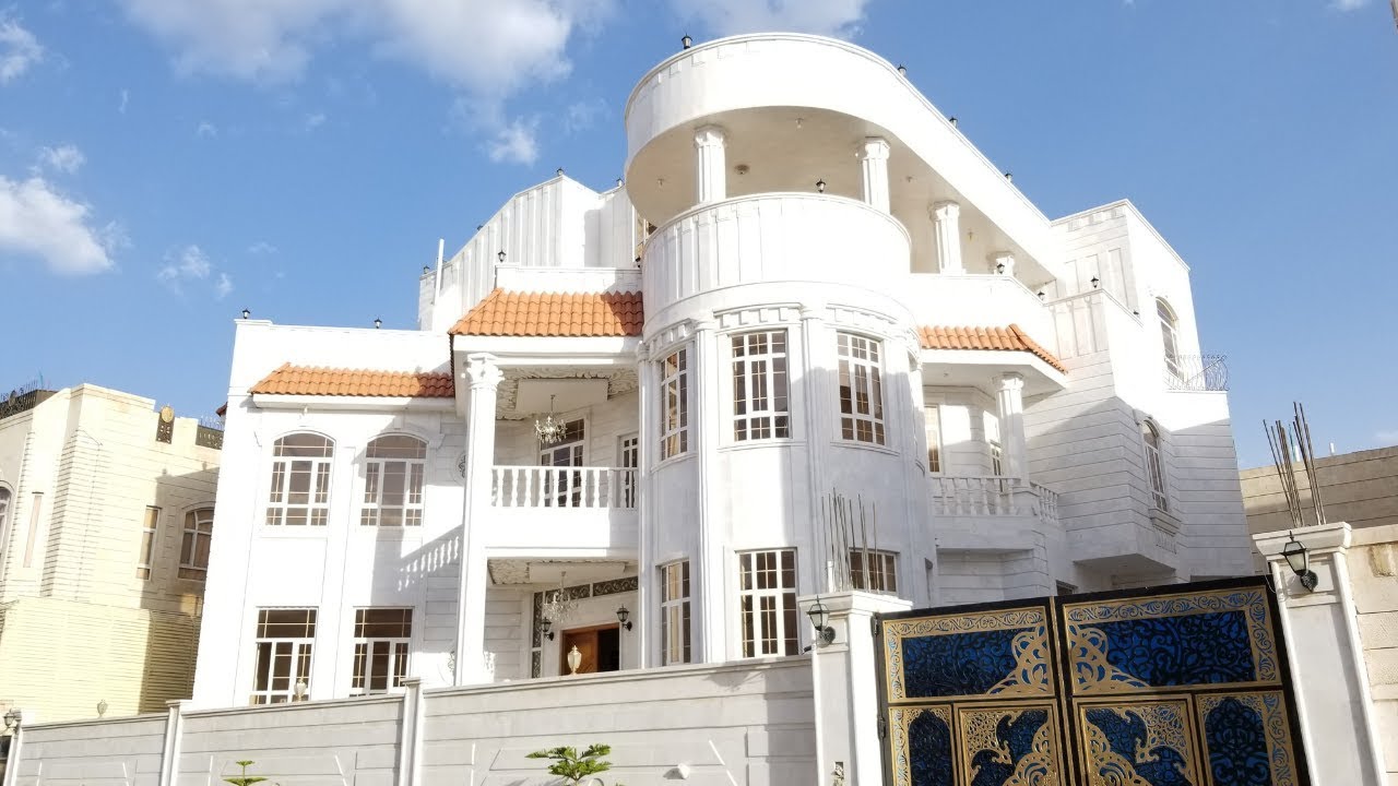 صنعاء : فله مبنية من الرخام الأبيض للبيع