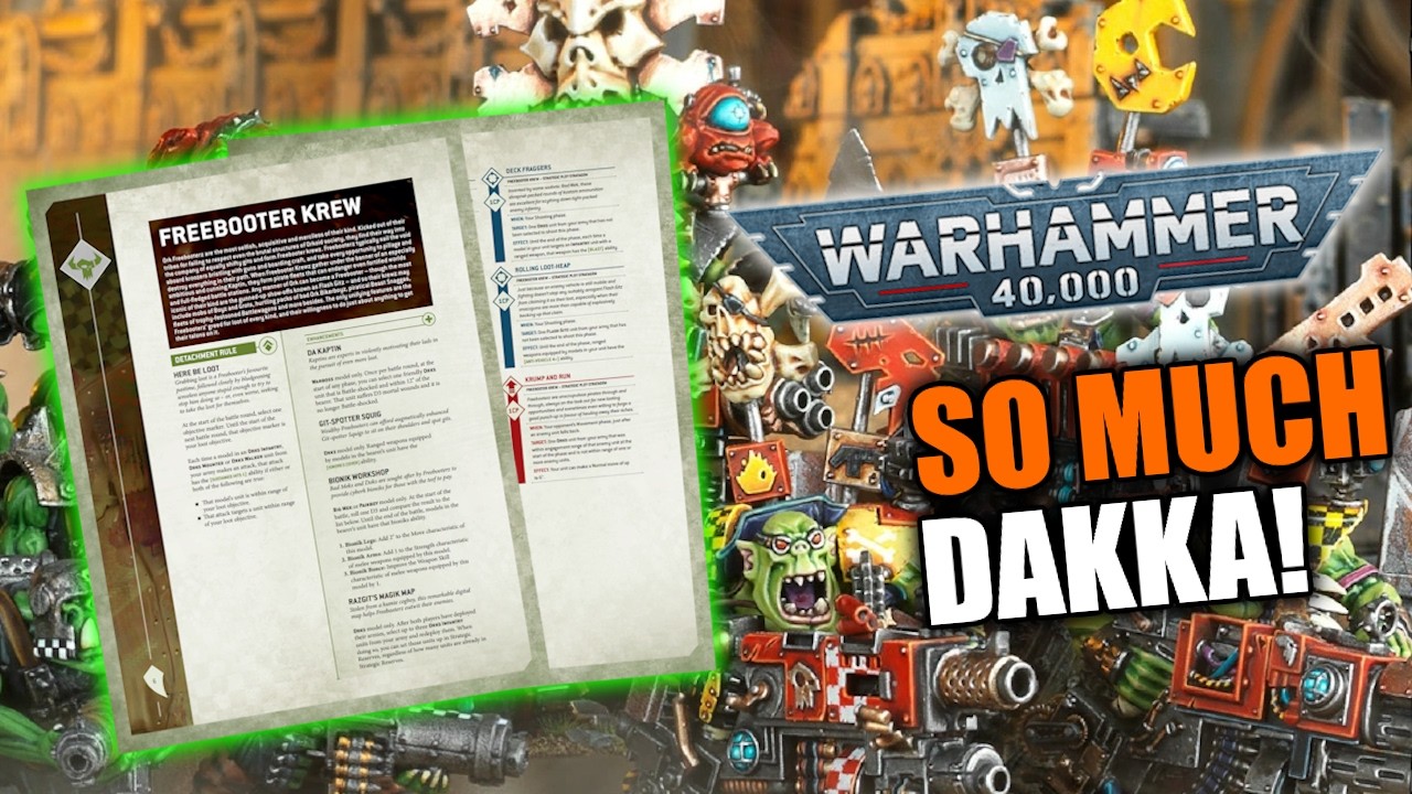 Обзор нового отряда пиратов-орков! | Warhammer 40k 10th Edition