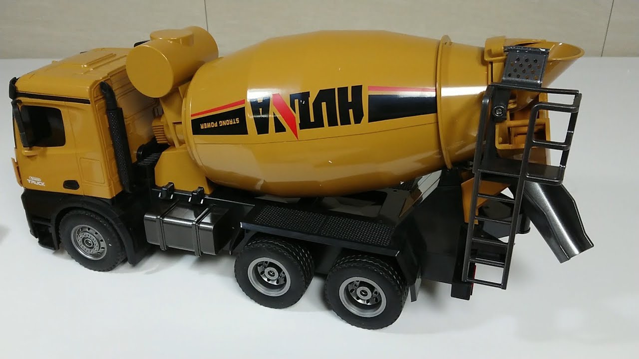 UNBOXING HUINA RC 1574 БЕТОННЫЙ СМЕСИТЕЛЬ