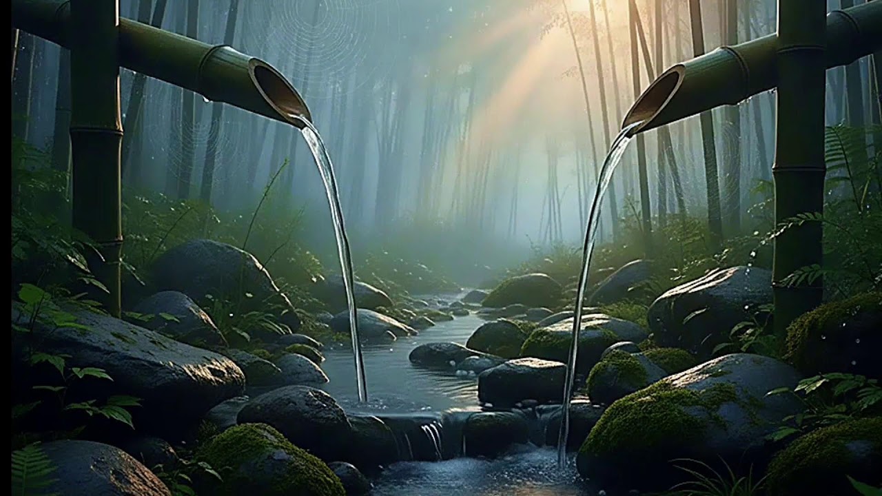 Velvet Creek Whispers with Ambient Moonlight 🌙💧