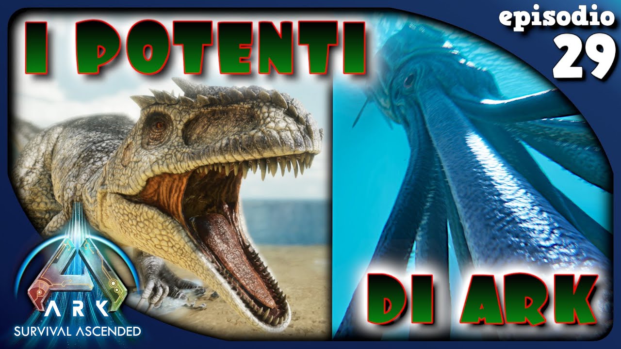 GIGANOTOSAURO E TUSOTEUTIDE, DOMINATORI di TERRA e MARE - Ark Survival Ascended | The Island | EP.29