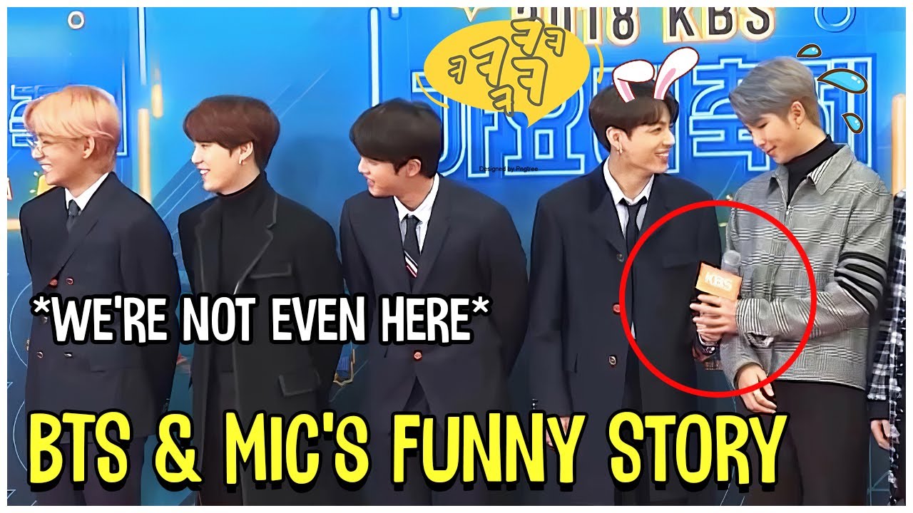 Смешная история BTS и микрофона