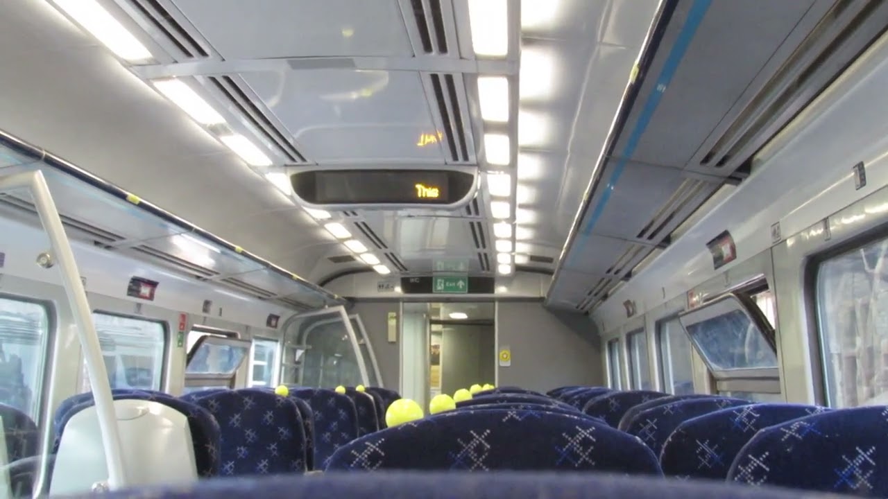 Perth to Edinburgh Waverley Station List Announcement Twice onboard 158733