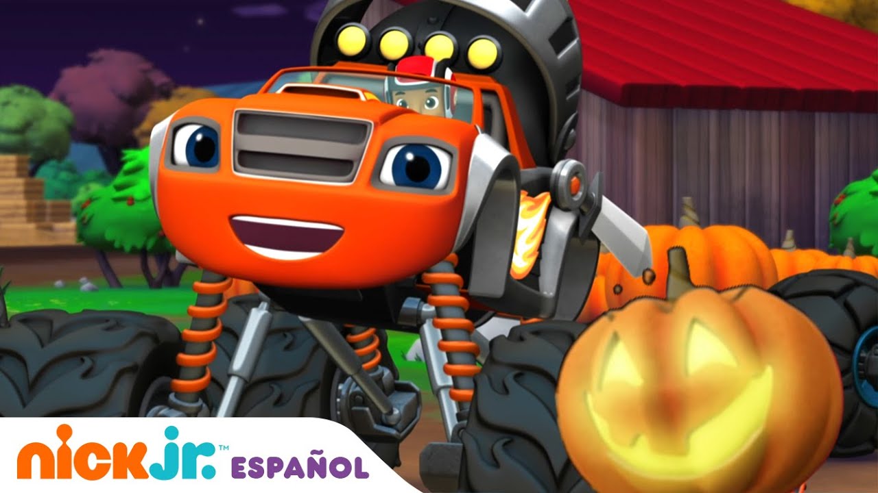 Blaze y los Monster Machines | ¡El halloween de Blaze y AJ! | Nick Jr. en Español