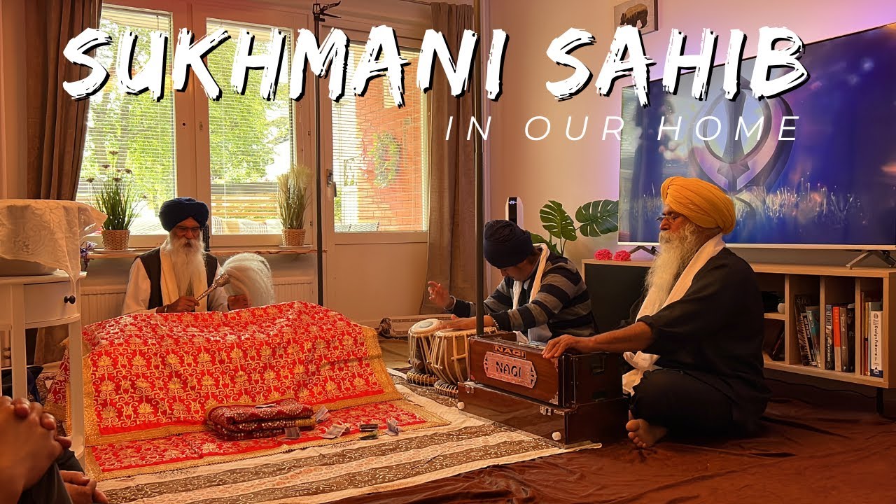 Sukhmani sahib paath in our home | Jazzy Jessica Vlogs