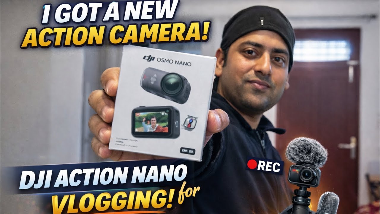 Mera Naya Vlogging Camera 📷 DJI Osmo Nano Unboxing & Accessories | mrbiisht | Pithoragarh 