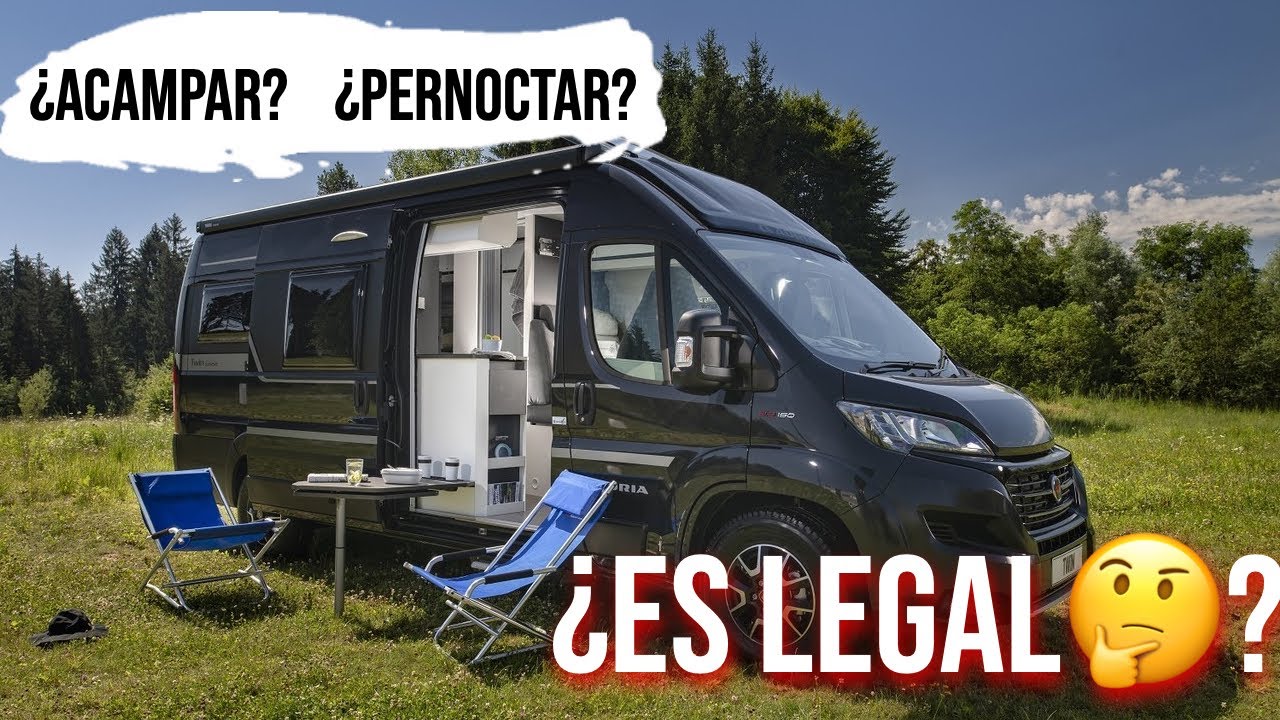 ACAMPAR y PERNOCTAR , te explico las diferencias en España