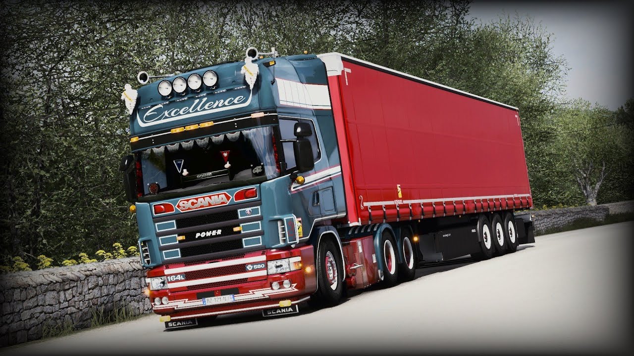⚫️[1.46] Euro Truck Simulator 2 | Scania RJL 4 Series + Free Tuning Mods⚫️