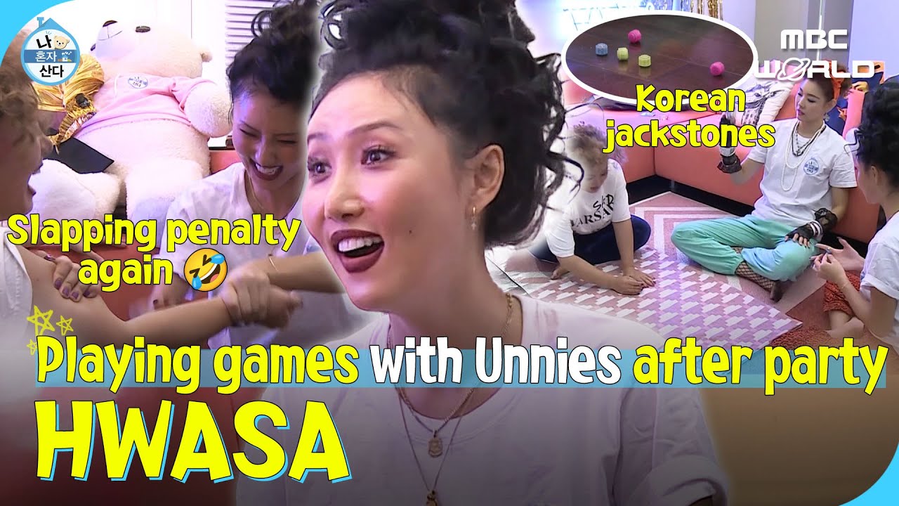 [C.C.] HWASA teasing Narae & Hyejin Unnies with a game🤣#HWASA