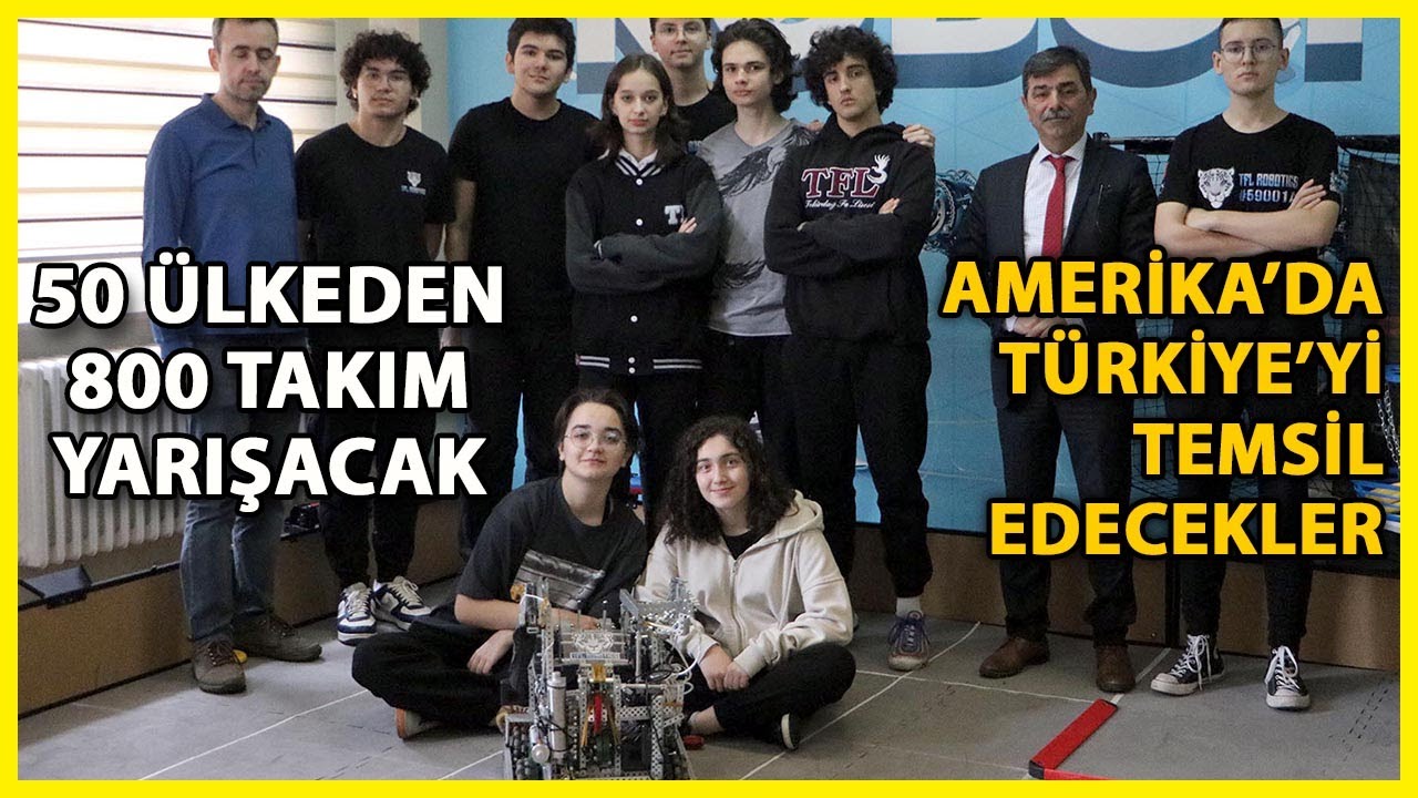 Tekirdağlı Lise Öğrencileri, Ürettikleri Robotla ABD'de Türkiye'yi Temsil Edecek