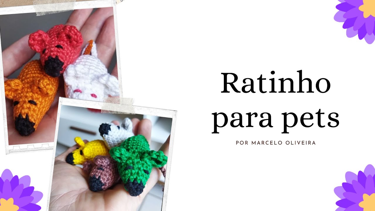 Ratinho para Pets - Se7embro Crochê