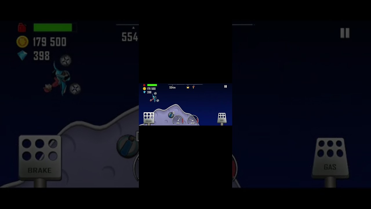 Hill climb racing 😎 (testing my phone recording)