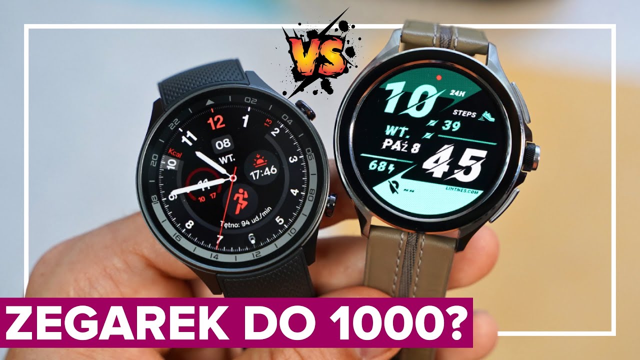 Najtańsze smart zegarki z WearOS | OnePlus Watch 2/2R vs Xiaomi Watch 2 Pro