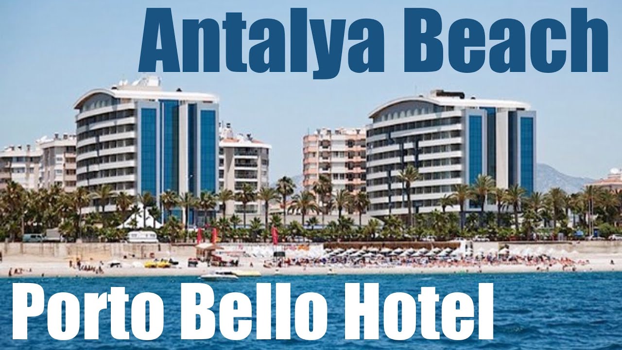 Пляж «Porto Bello» Hotel - Konyaalti - Анталья, Турция 2016 [IVAN LIFE]