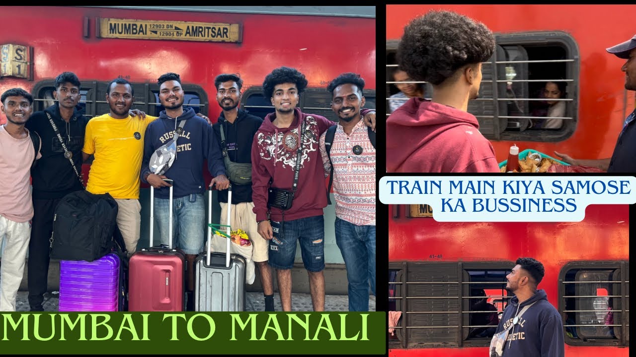 Ep.1 | Mumbai To Manali Travel Vlog 🚊🤩| Mumbai To Manali Train Journey 🚊🤘🏻