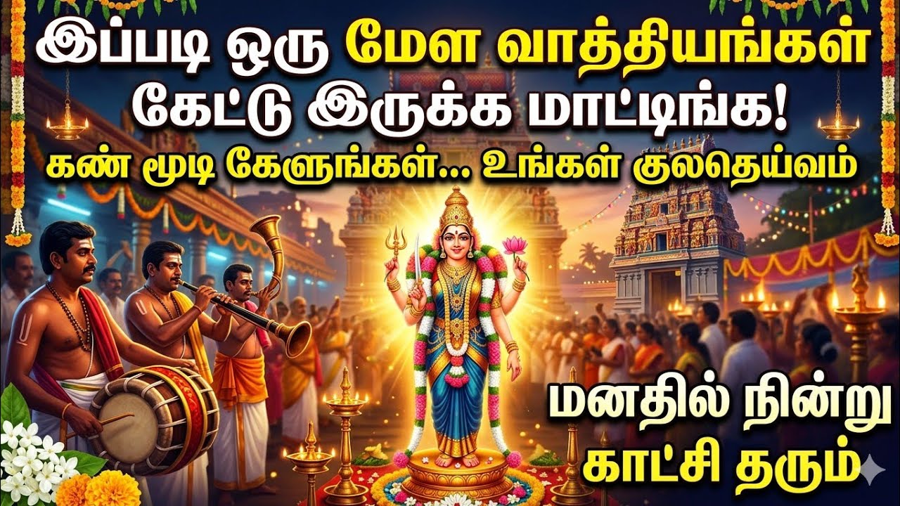 குலதெய்வம் மனதில் தெரிய வேண்டுமா இந்த நையாண்டி மேளத்தை குலதெய்வத்தை நினைத்து கண்மூடி கேளுங்கள் 