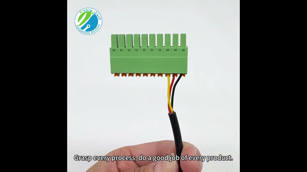 Custom Plug-in Terminal Block Wire Harness | PCBA & Equipment Chassis Connection Solution