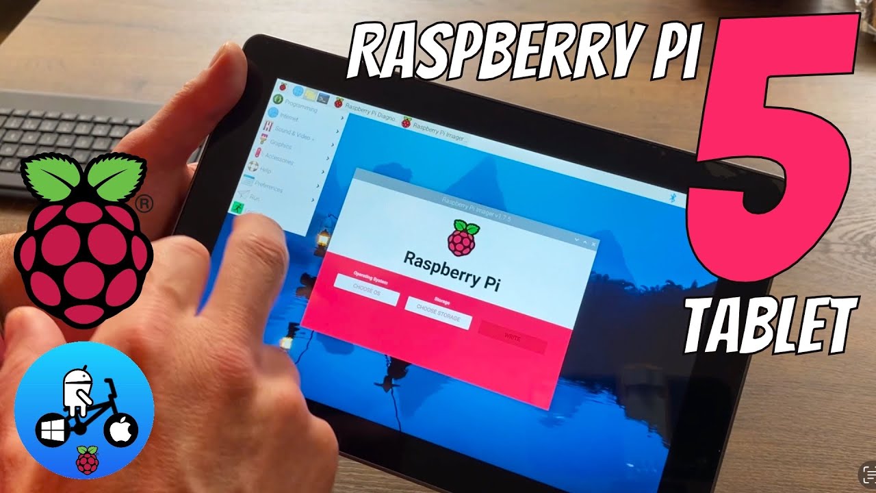 Первый планшет Raspberry Pi 5. Raspberry Pi 5.