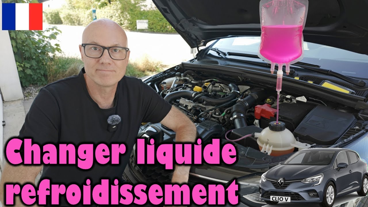 🇲🇫 Changer liquide refroidissement - Renault Clio 5 - Moteur 1.0 TCe100 - Tutoriel